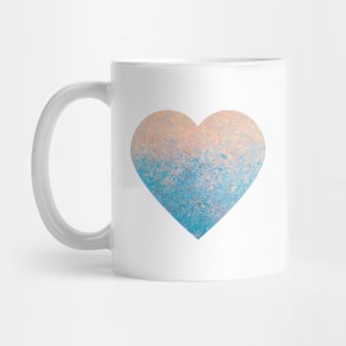 Coloful heart art Mug